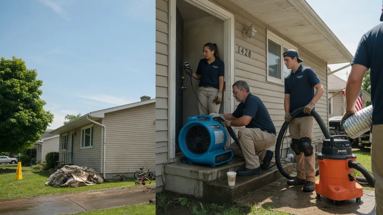 Water Damage Restoration in Houston, OH near me